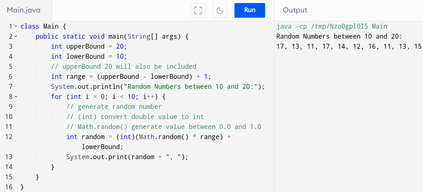 A Guide To Math random In Java