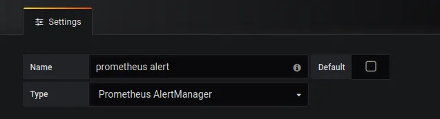 prometheus-alert-settings