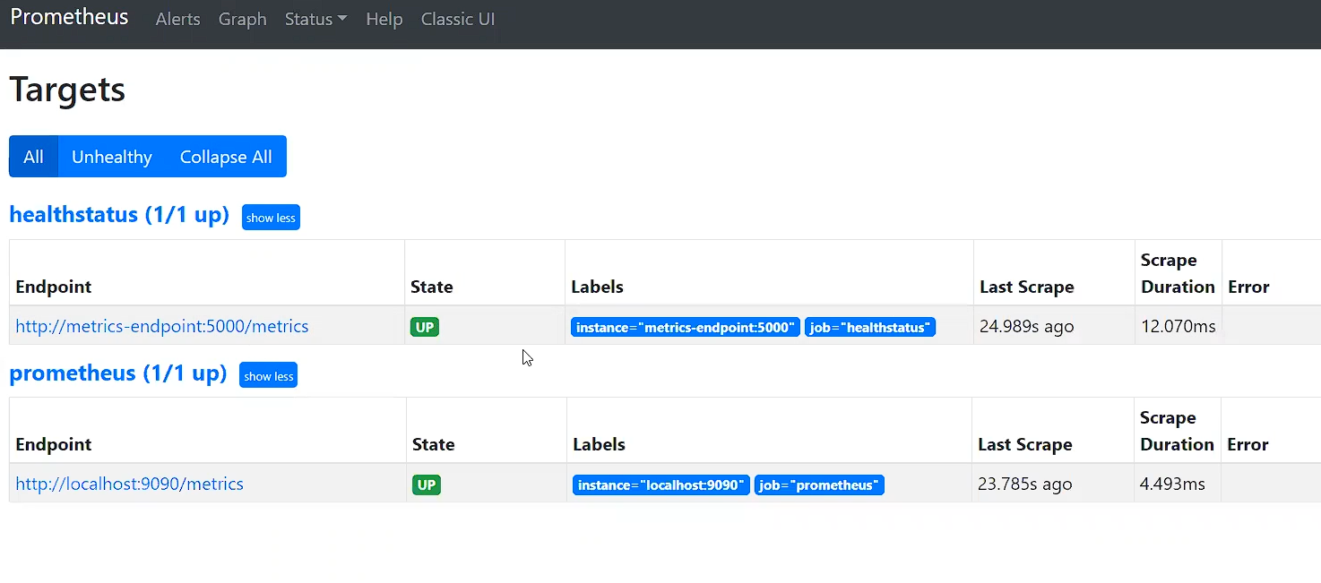 Scraping the HTTPS Endpoint in Prometheus