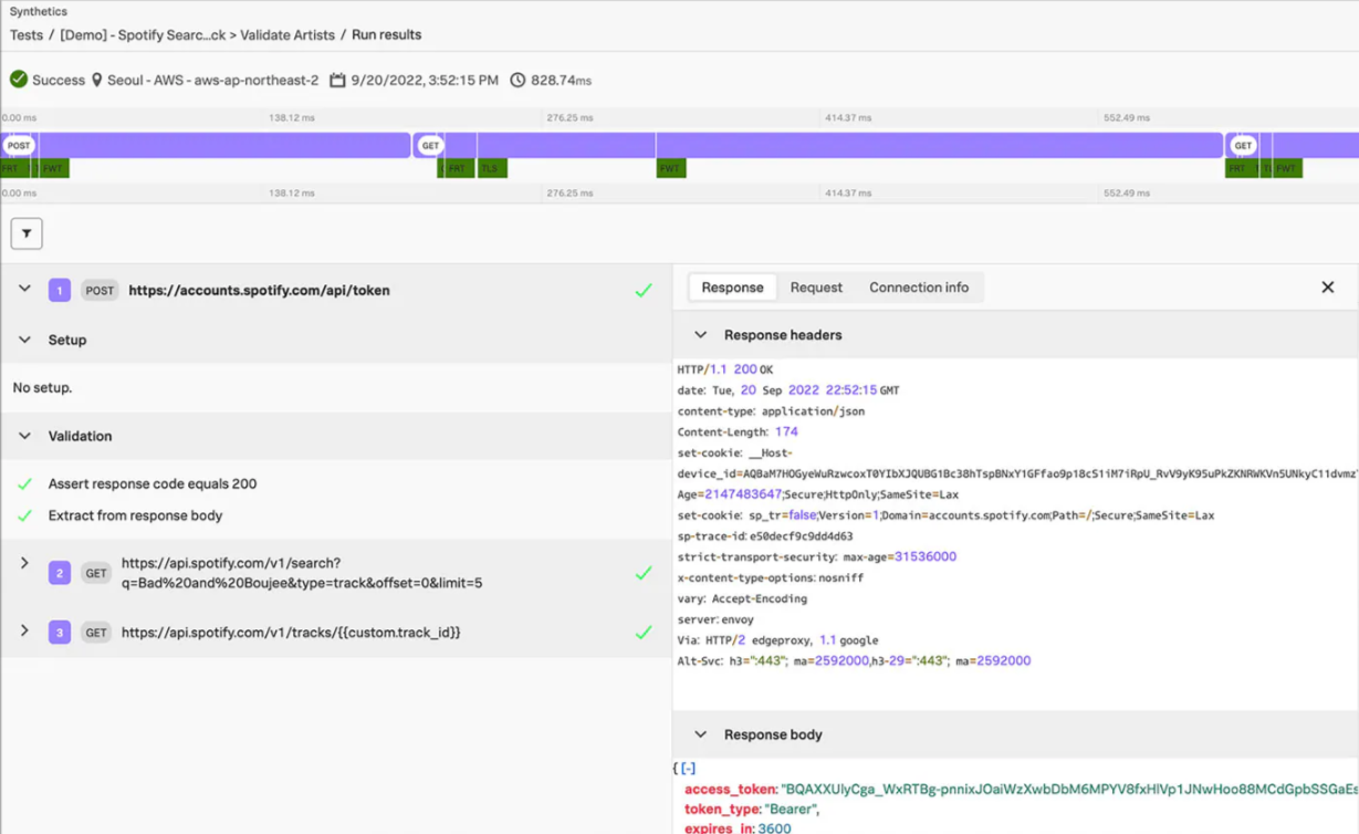 Splunk Synthetic Monitoring