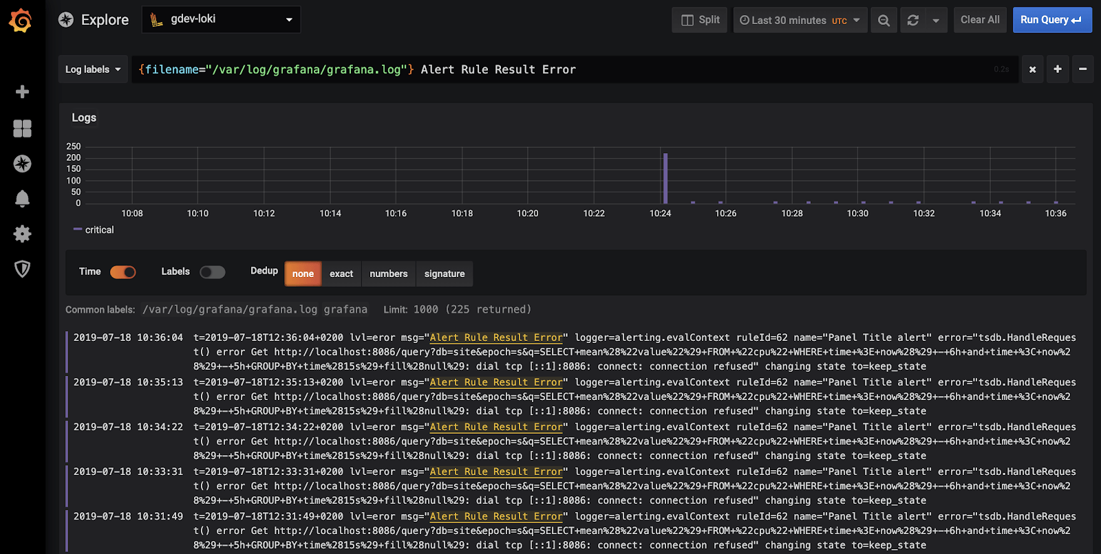 grafana-log-management