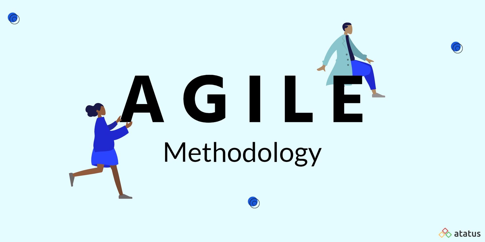 AGILE icon methodology vector development. Scrum agile icon flexible  software logo Stock Vector | Adobe Stock