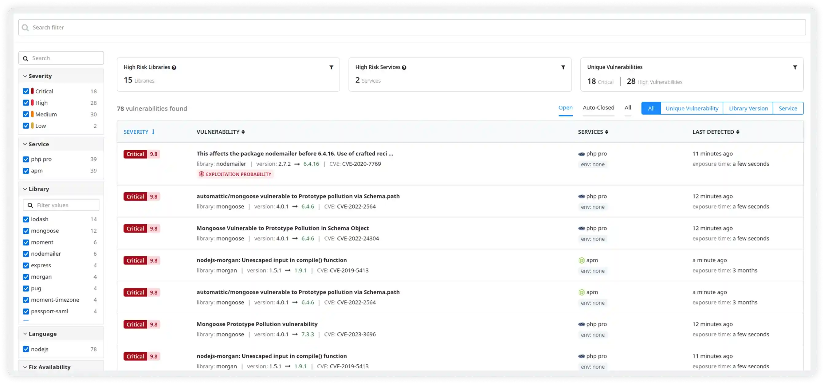 Infra Vulnerability Management